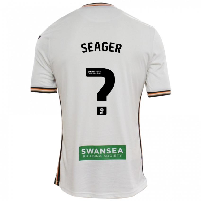 Niño Camiseta Sam Seager #0 Blanco 1ª Equipación 2024/25 La Camisa Perú