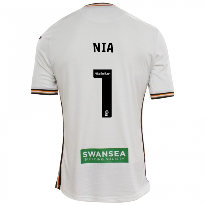 Niño Camiseta Ffion Rees Nia #1 Blanco 1ª Equipación 2024/25 La Camisa Perú