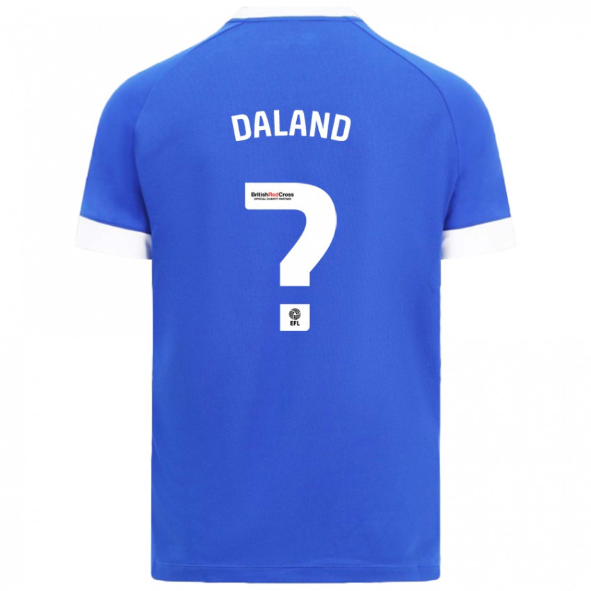 Niño Camiseta Jesper Daland #0 Azul Cielo 1ª Equipación 2024/25 La Camisa Perú