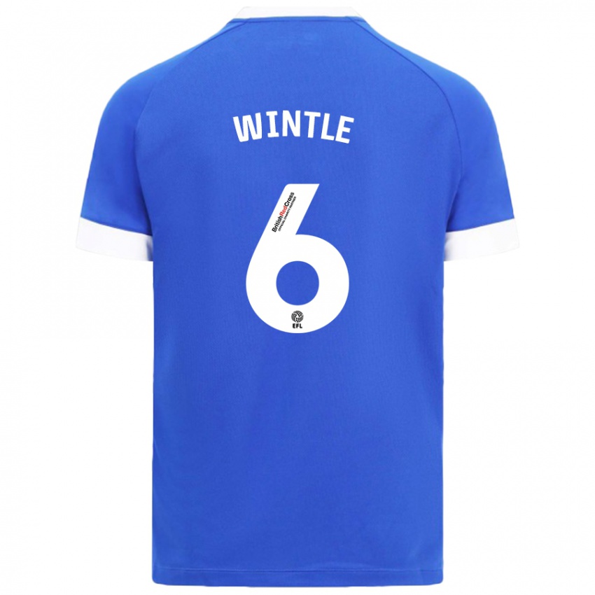 Niño Camiseta Ryan Wintle #6 Azul Cielo 1ª Equipación 2024/25 La Camisa Perú