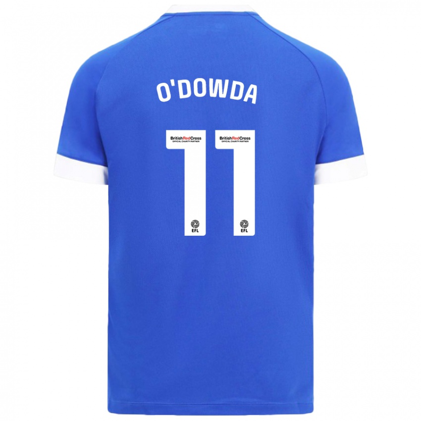 Niño Camiseta Callum O'dowda #11 Azul Cielo 1ª Equipación 2024/25 La Camisa Perú