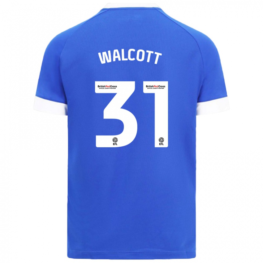 Niño Camiseta Malachi Fagan Walcott #31 Azul Cielo 1ª Equipación 2024/25 La Camisa Perú