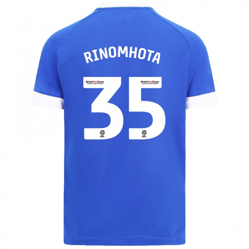 Niño Camiseta Andy Rinomhota #35 Azul Cielo 1ª Equipación 2024/25 La Camisa Perú