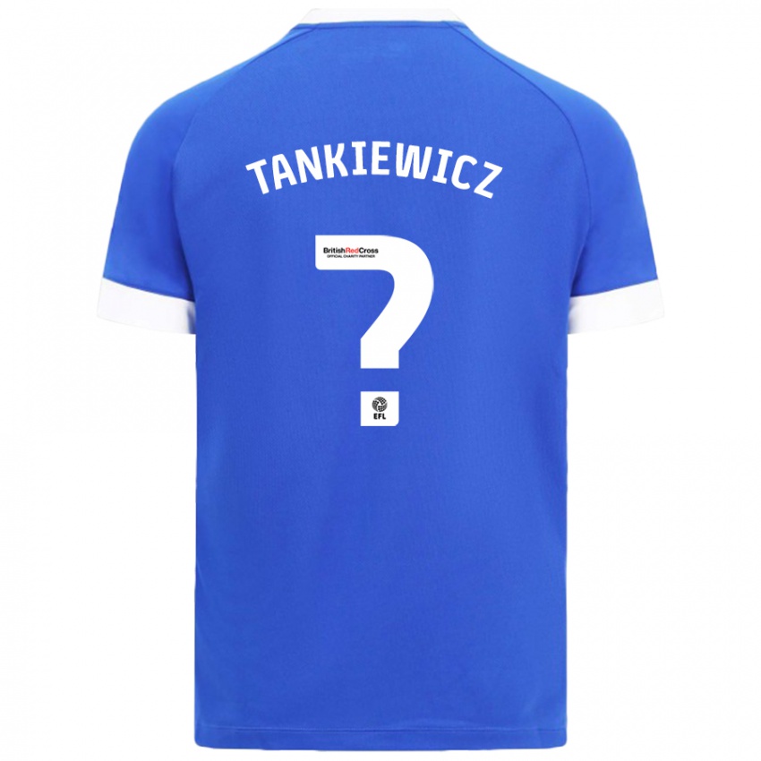 Niño Camiseta Rob Tankiewicz #0 Azul Cielo 1ª Equipación 2024/25 La Camisa Perú