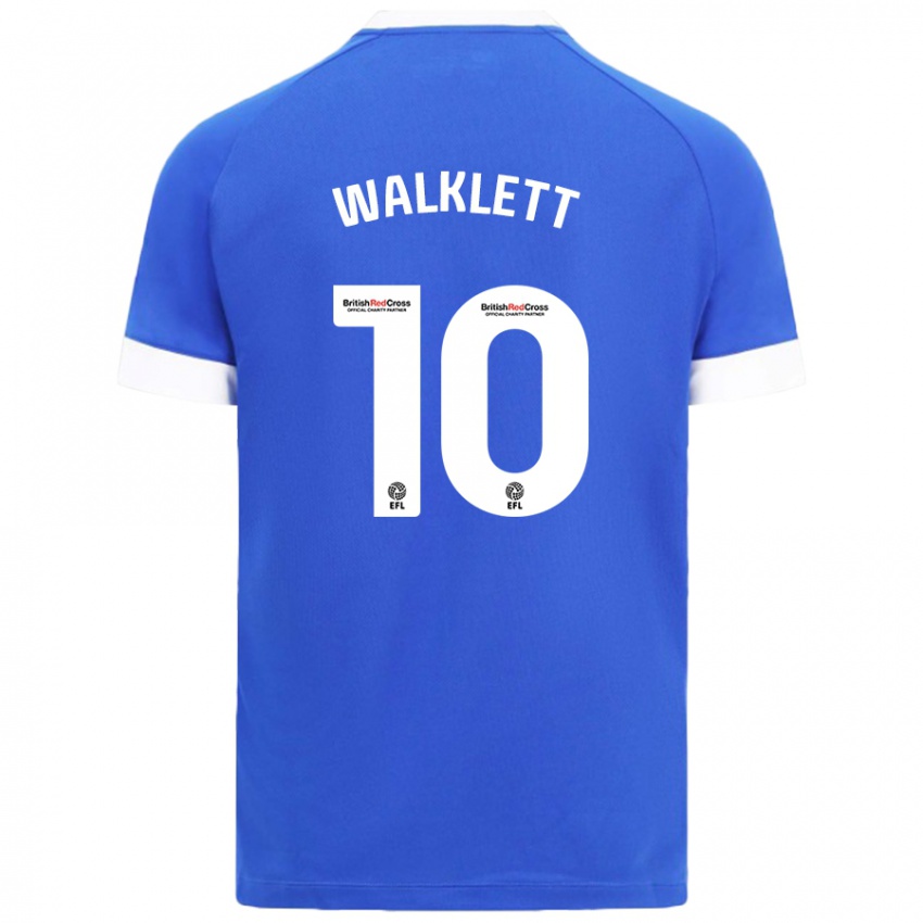 Niño Camiseta Kerry Walklett #10 Azul Cielo 1ª Equipación 2024/25 La Camisa Perú