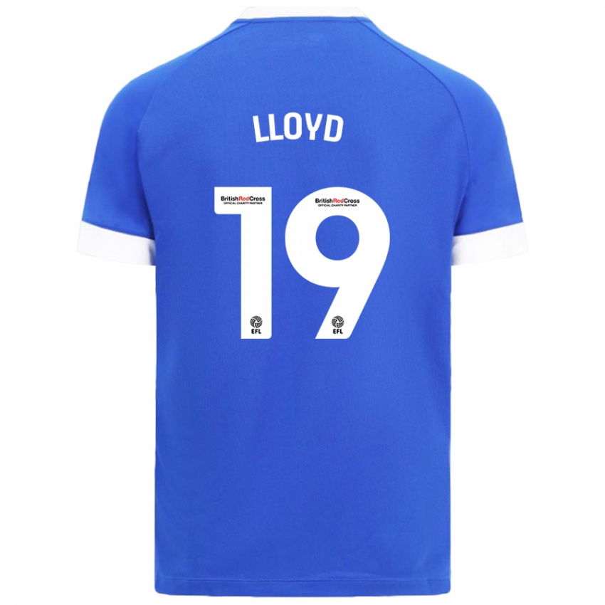 Niño Camiseta Madison Lloyd #19 Azul Cielo 1ª Equipación 2024/25 La Camisa Perú