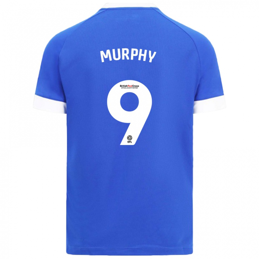 Niño Camiseta Alana Murphy #9 Azul Cielo 1ª Equipación 2024/25 La Camisa Perú