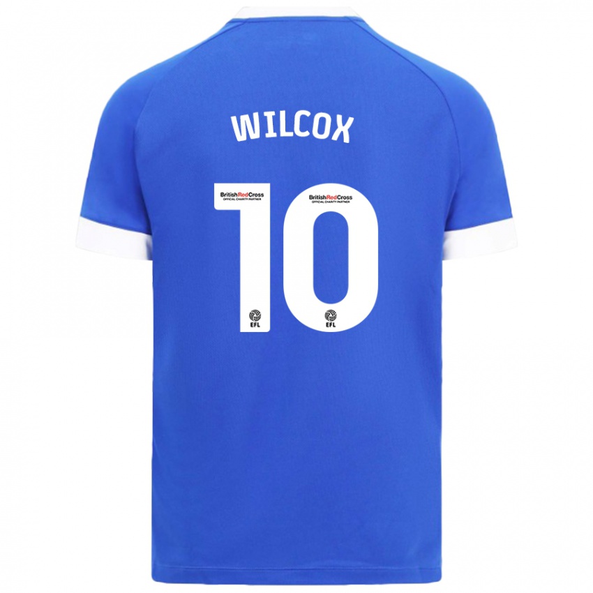 Niño Camiseta Danielle Wilcox #10 Azul Cielo 1ª Equipación 2024/25 La Camisa Perú