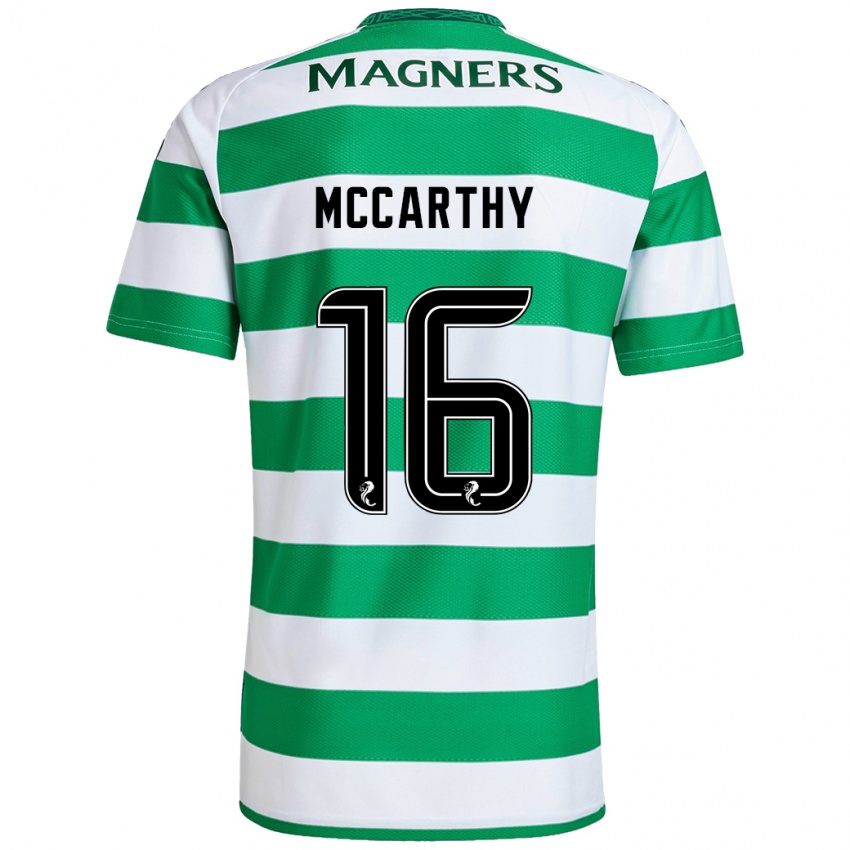 Niño Camiseta James Mccarthy #16 Verde Blanco 1ª Equipación 2024/25 La Camisa Perú