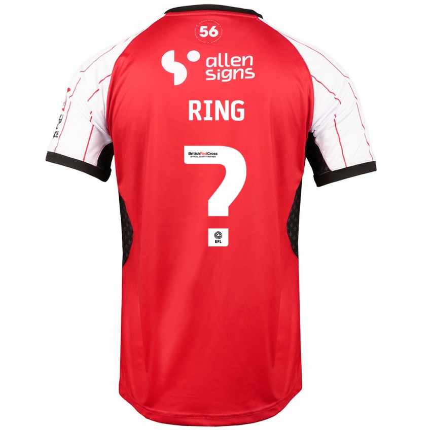 Niño Camiseta Erik Ring #0 Blanco 1ª Equipación 2024/25 La Camisa Perú