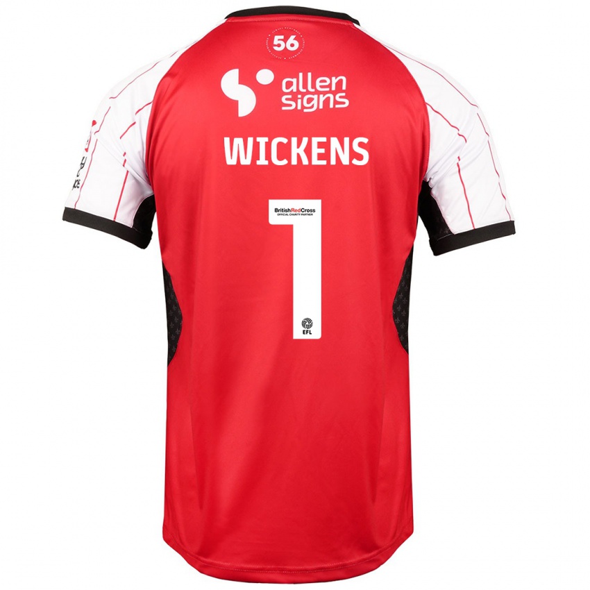 Niño Camiseta George Wickens #1 Blanco 1ª Equipación 2024/25 La Camisa Perú