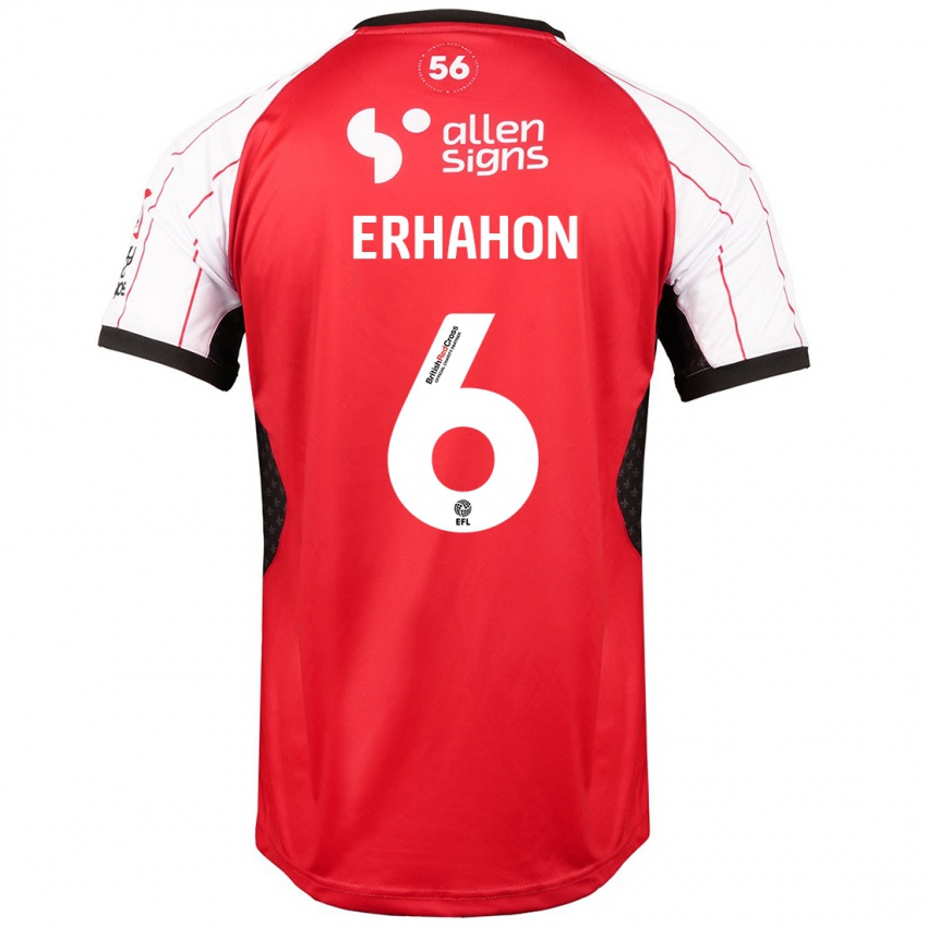 Niño Camiseta Ethan Erhahon #6 Blanco 1ª Equipación 2024/25 La Camisa Perú