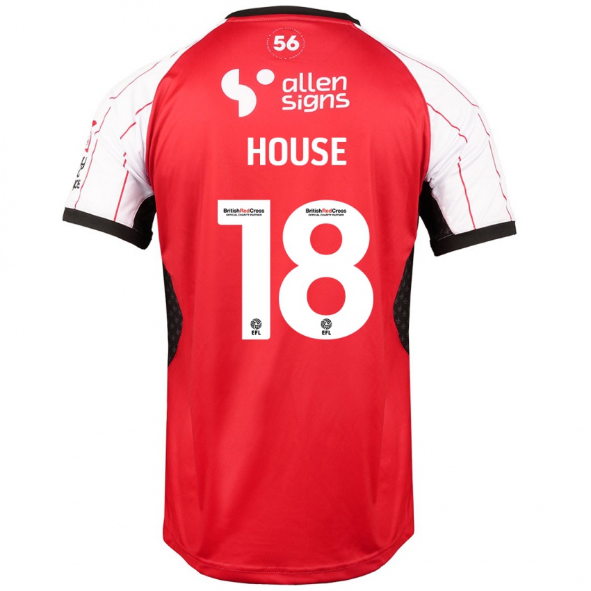 Niño Camiseta Ben House #18 Blanco 1ª Equipación 2024/25 La Camisa Perú