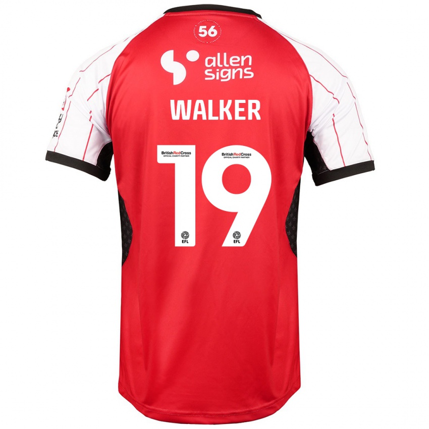 Niño Camiseta Tyler Walker #19 Blanco 1ª Equipación 2024/25 La Camisa Perú