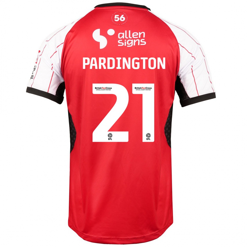 Niño Camiseta Jamie Pardington #21 Blanco 1ª Equipación 2024/25 La Camisa Perú