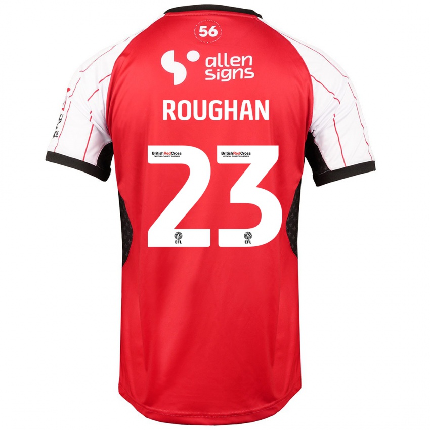 Niño Camiseta Sean Roughan #23 Blanco 1ª Equipación 2024/25 La Camisa Perú