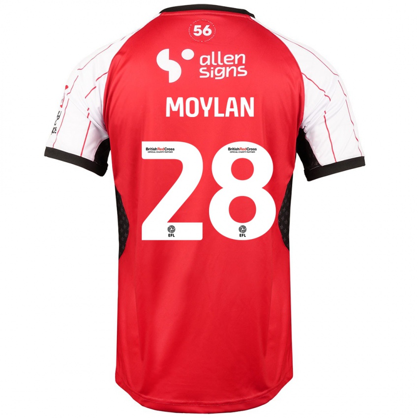 Niño Camiseta Jack Moylan #28 Blanco 1ª Equipación 2024/25 La Camisa Perú