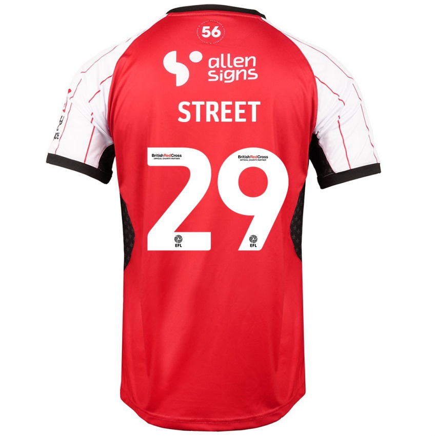 Niño Camiseta Robert Street #29 Blanco 1ª Equipación 2024/25 La Camisa Perú