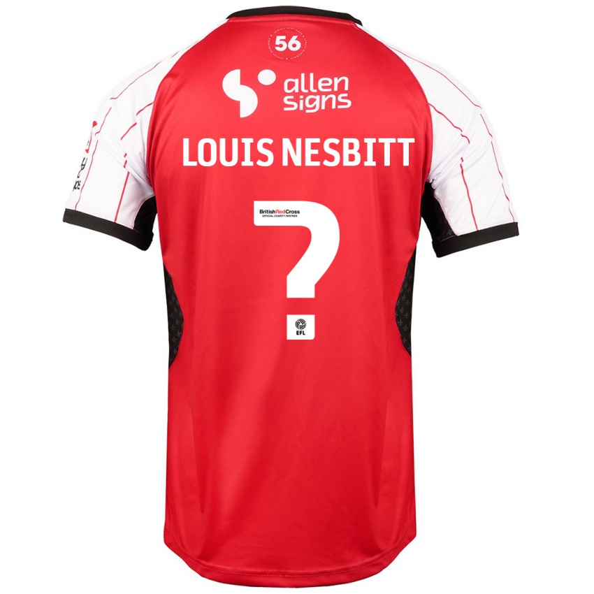 Niño Camiseta Louis Nesbitt #0 Blanco 1ª Equipación 2024/25 La Camisa Perú