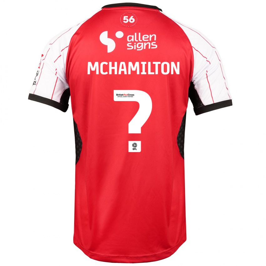 Niño Camiseta Toni Mchamilton #0 Blanco 1ª Equipación 2024/25 La Camisa Perú