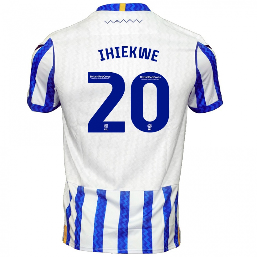 Niño Camiseta Michael Ihiekwe #20 Azul Blanco 1ª Equipación 2024/25 La Camisa Perú