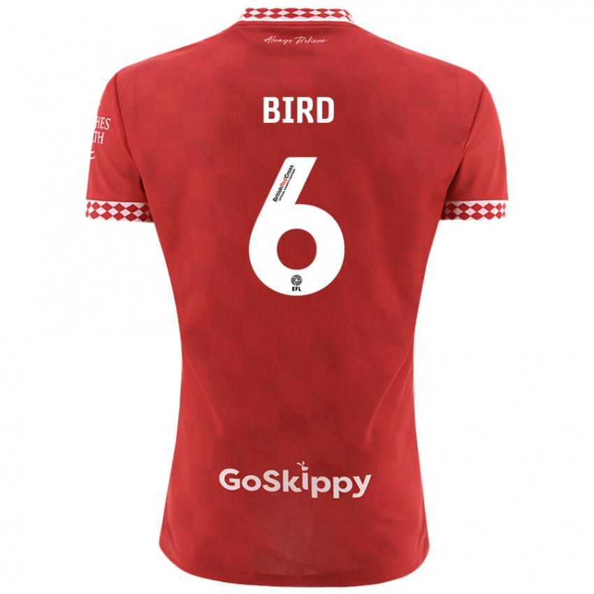 Niño Camiseta Max Bird #6 Rojo 1ª Equipación 2024/25 La Camisa Perú