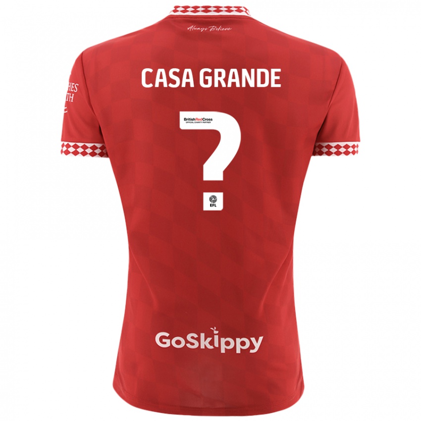 Niño Camiseta Josey Casa-Grande #0 Rojo 1ª Equipación 2024/25 La Camisa Perú