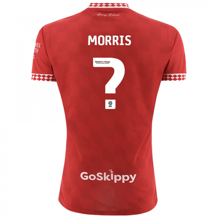 Niño Camiseta Matt Morris #0 Rojo 1ª Equipación 2024/25 La Camisa Perú