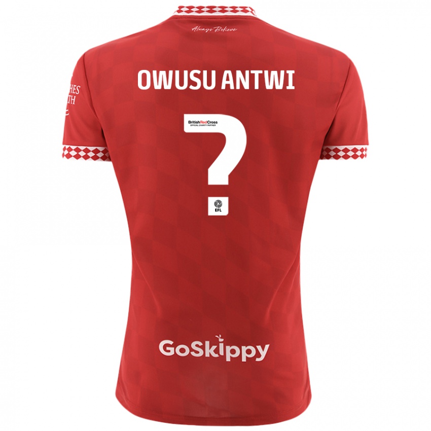 Niño Camiseta Filbert Owusu-Antwi #0 Rojo 1ª Equipación 2024/25 La Camisa Perú