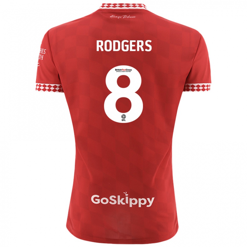 Niño Camiseta Amy Rodgers #8 Rojo 1ª Equipación 2024/25 La Camisa Perú