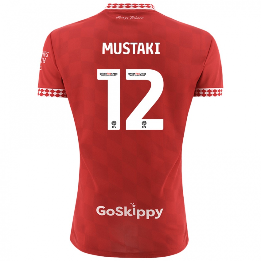 Niño Camiseta Chloe Mustaki #12 Rojo 1ª Equipación 2024/25 La Camisa Perú