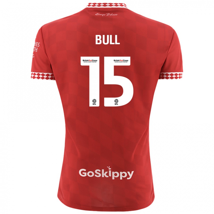 Niño Camiseta Jasmine Bull #15 Rojo 1ª Equipación 2024/25 La Camisa Perú