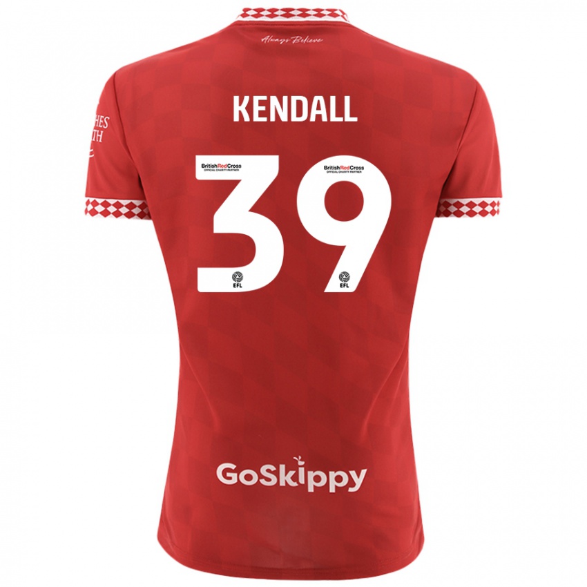 Niño Camiseta Maya Kendall #39 Rojo 1ª Equipación 2024/25 La Camisa Perú