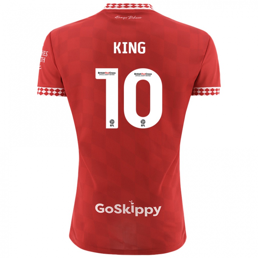 Niño Camiseta Andy King #10 Rojo 1ª Equipación 2024/25 La Camisa Perú