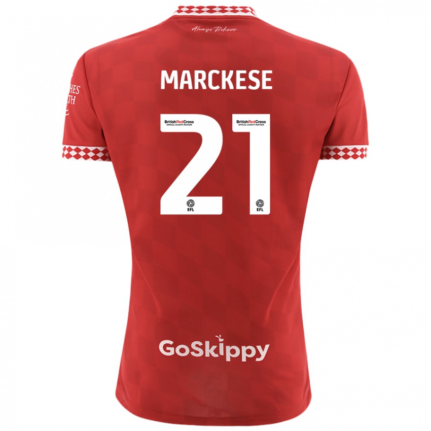 Niño Camiseta Kaylan Marckese #21 Rojo 1ª Equipación 2024/25 La Camisa Perú