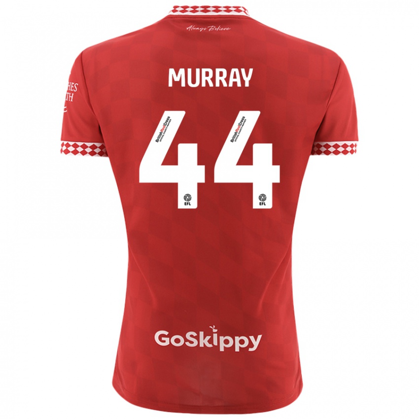 Niño Camiseta Satara Murray #44 Rojo 1ª Equipación 2024/25 La Camisa Perú