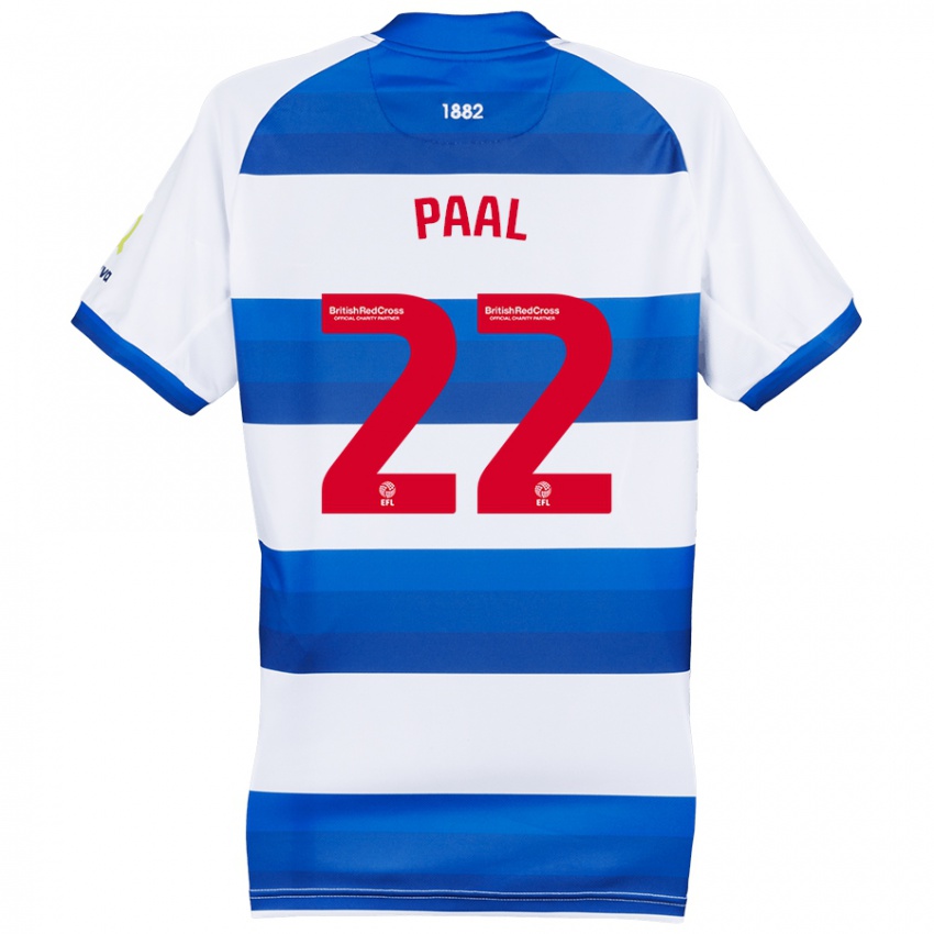 Niño Camiseta Kenneth Paal #22 Blanco Azul 1ª Equipación 2024/25 La Camisa Perú