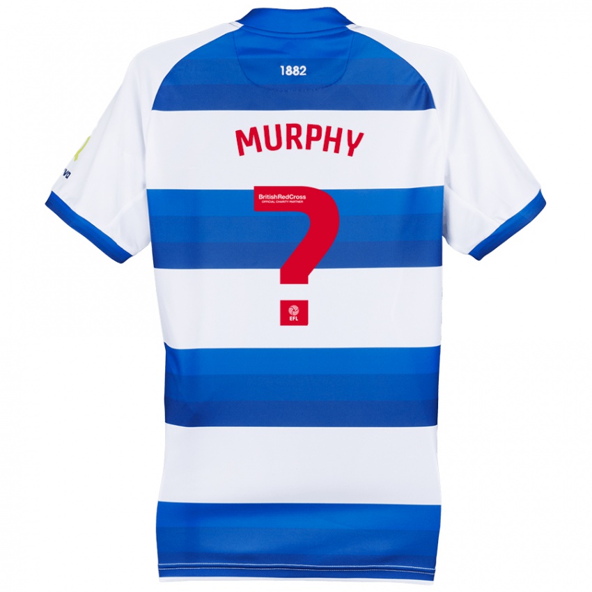 Niño Camiseta Harry Murphy #0 Blanco Azul 1ª Equipación 2024/25 La Camisa Perú