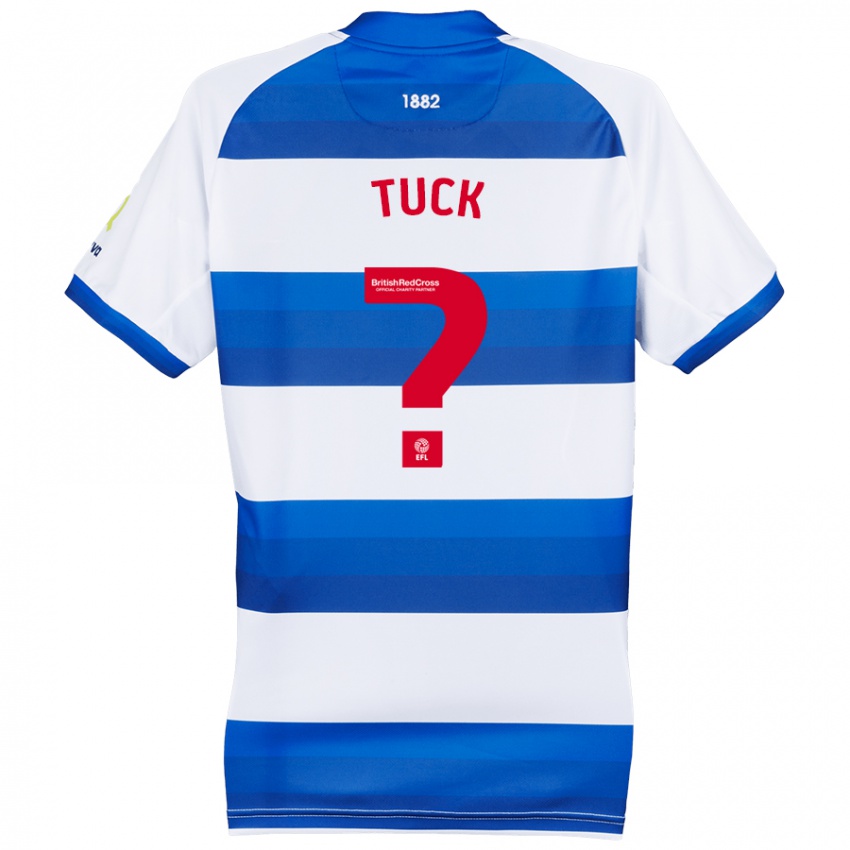 Niño Camiseta Alfie Tuck #0 Blanco Azul 1ª Equipación 2024/25 La Camisa Perú