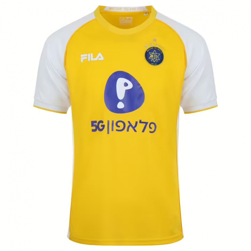 Niño Camiseta Roy Revivo #3 Amarillo Blanco 1ª Equipación 2024/25 La Camisa Perú