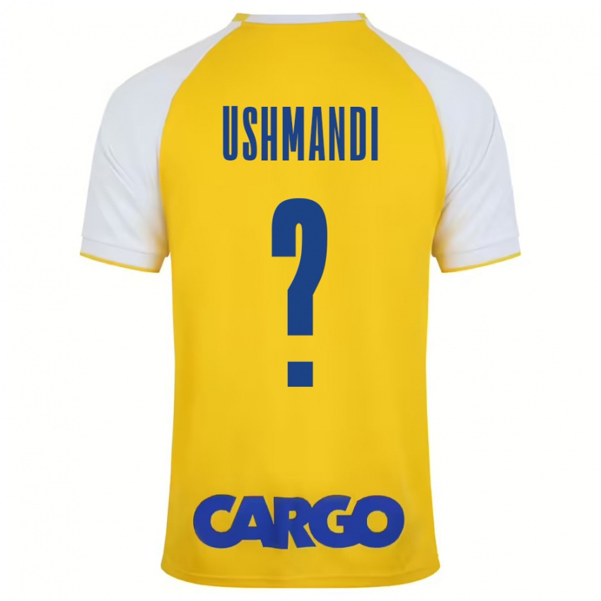 Niño Camiseta Anar Ushmandi #0 Amarillo Blanco 1ª Equipación 2024/25 La Camisa Perú