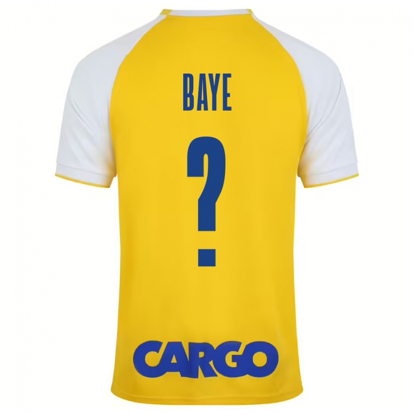 Niño Camiseta Orel Baye #0 Amarillo Blanco 1ª Equipación 2024/25 La Camisa Perú