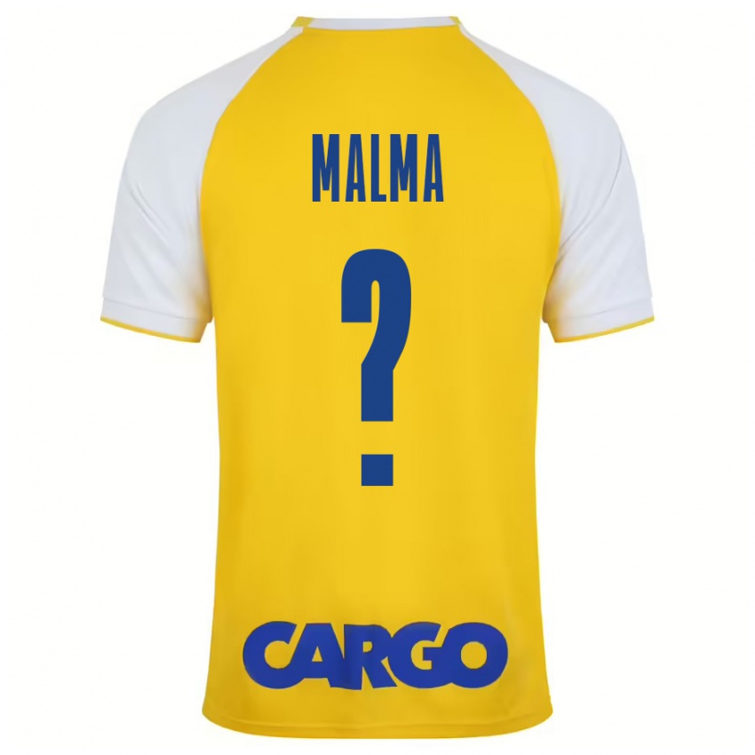 Niño Camiseta Itay Malma #0 Amarillo Blanco 1ª Equipación 2024/25 La Camisa Perú