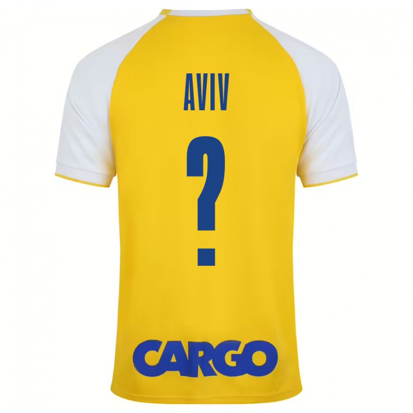 Niño Camiseta Yoyo Aviv #0 Amarillo Blanco 1ª Equipación 2024/25 La Camisa Perú