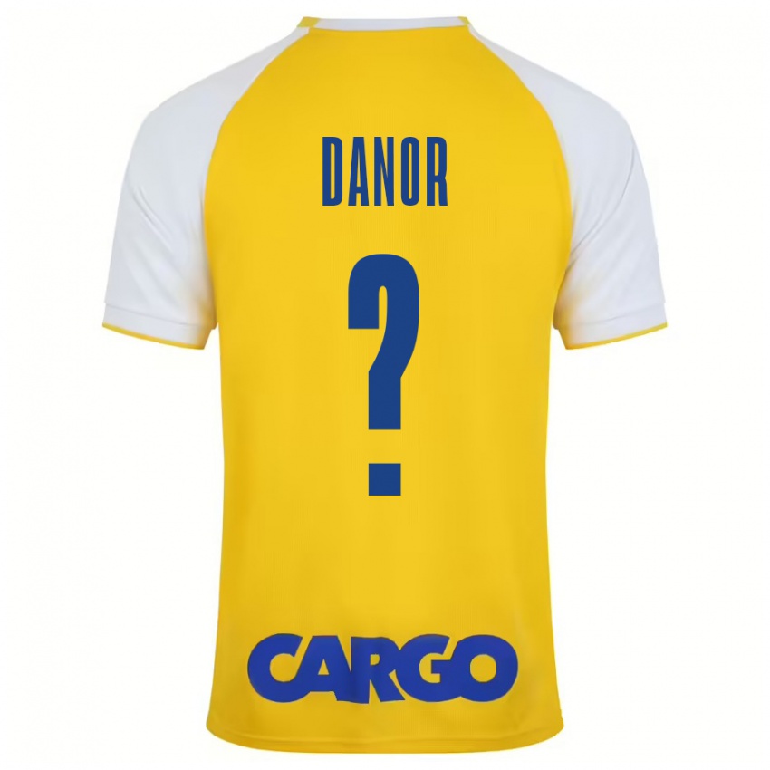 Niño Camiseta Yaheli Danor #0 Amarillo Blanco 1ª Equipación 2024/25 La Camisa Perú