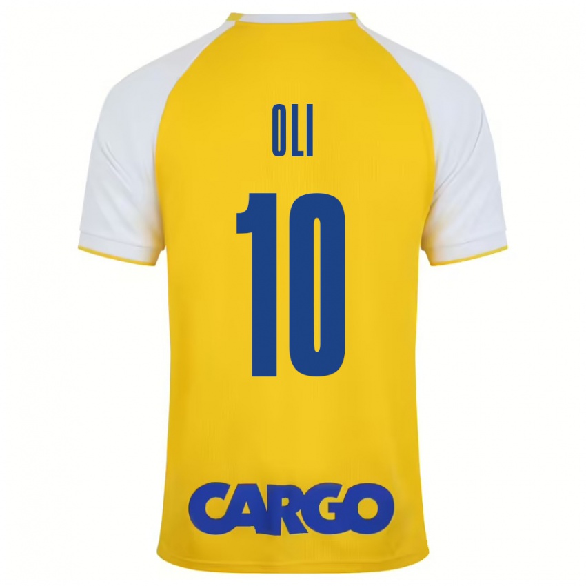 Niño Camiseta Ido Oli #10 Amarillo Blanco 1ª Equipación 2024/25 La Camisa Perú