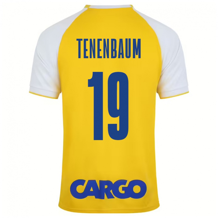 Niño Camiseta Daniel Tenenbaum #19 Amarillo Blanco 1ª Equipación 2024/25 La Camisa Perú