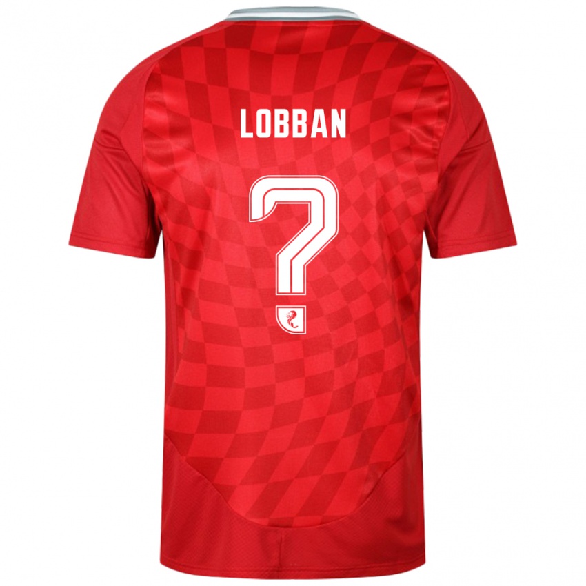 Niño Camiseta Dylan Lobban #0 Rojo 1ª Equipación 2024/25 La Camisa Perú