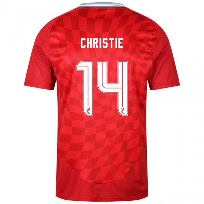 Niño Camiseta Mya Christie #14 Rojo 1ª Equipación 2024/25 La Camisa Perú