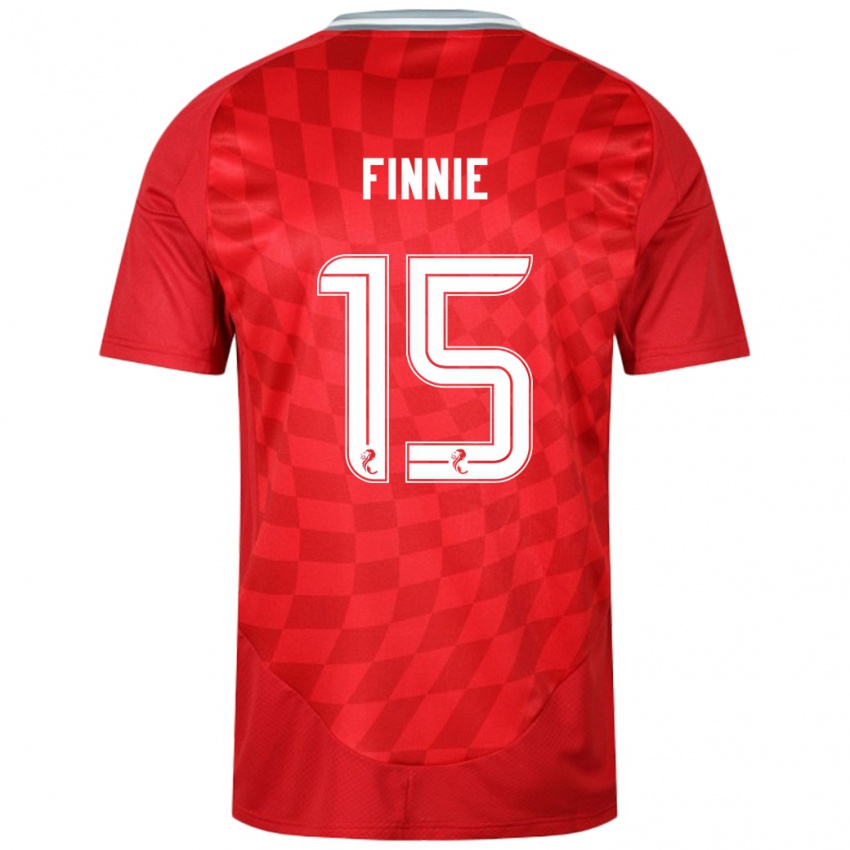 Niño Camiseta Maddison Finnie #15 Rojo 1ª Equipación 2024/25 La Camisa Perú